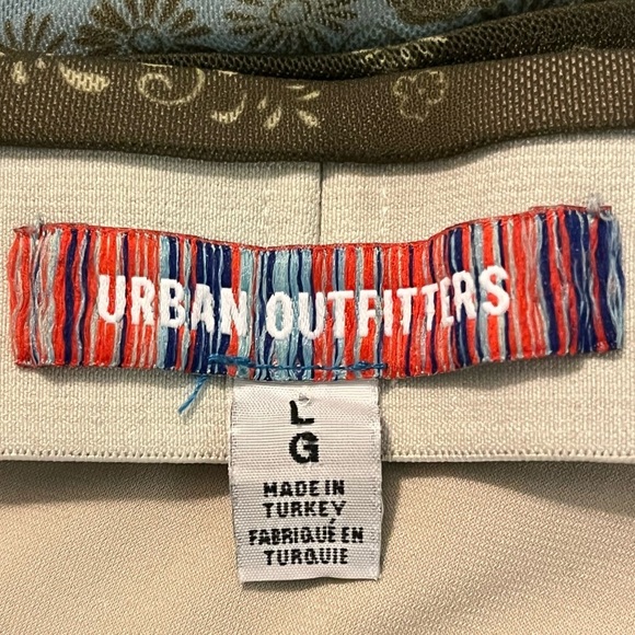 Urban Outfitters Frankie Mesh Midi Skirt Retro Patchwork Cottage Core SZ Large - Picture 5 of 9